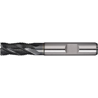 Schaftfräser DIN 844 Typ HR D.20mm HSS-Co PM ALCRONA Weldon Z.4 kurz TECWERK