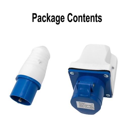 Caravan Compatible IP44 16A Waterproof Socket with Flame Retardant Material
