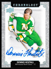 2018-19 Upper Deck Chronology Franchise History Autographs Dennis Hextall
