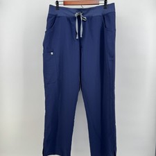 Figs Cade Women's XL Navy Blue Cargo Scrub Pants Medical Nursing Healthcare