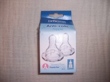 Dr browns Nipples anti colic slowest flor preemie flow grey bag