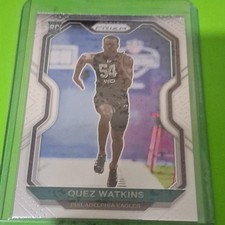 Panini Prizm 2020 Rookie Quez Watkins #344 Philadelphia Eagles Football Card. rookie card picture