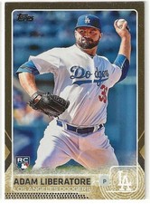 2015 Topps Update ADAM LIBERATORE Insert GOLD Parallel Card RC #/2015 DODGERS