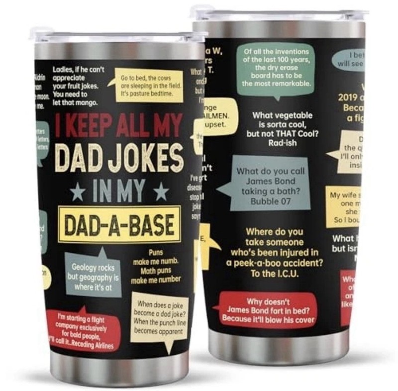 Funny Dad Tumbler Gift – 20oz Mug Father's Day, Christmas, Daughter, Son- NEW