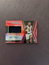 2020-21 Panini Certified - Freshman Fabric Signatures R.J. Hampton #FF-RJH...