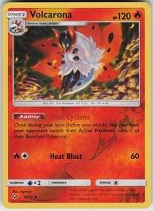 Volcarona 13/73 Shining Legends Reverse Holo Uncommon