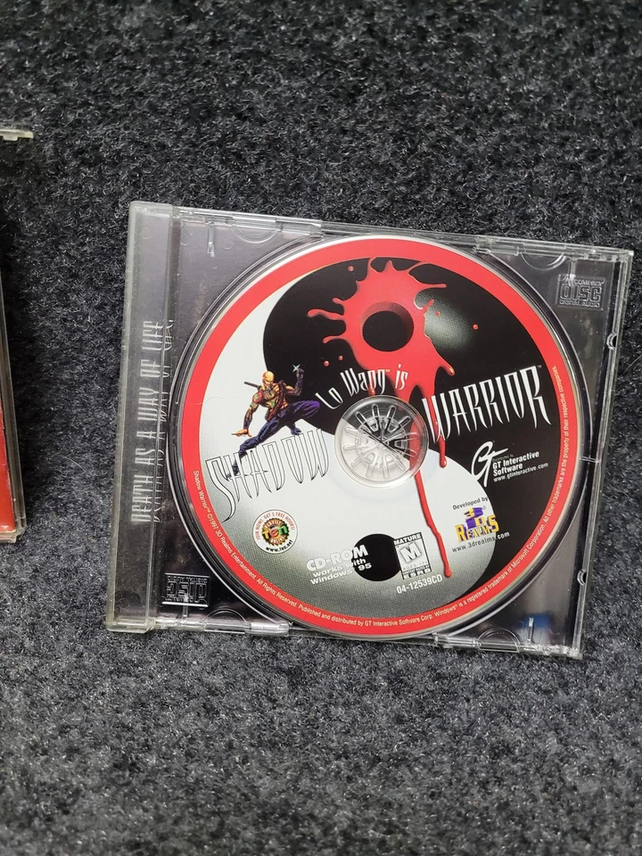 Vintage Shadow Warrior PC CD-ROM 3D Realms GT Windows 95 Video Game Complete M - Image 4 of 4