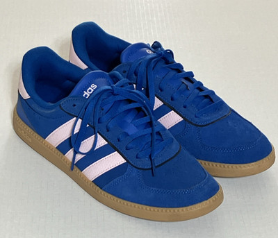Size 9.5 - Adidas Breaknet Sleek Bright Royal Clear Pink Tennis Skate Streetwear