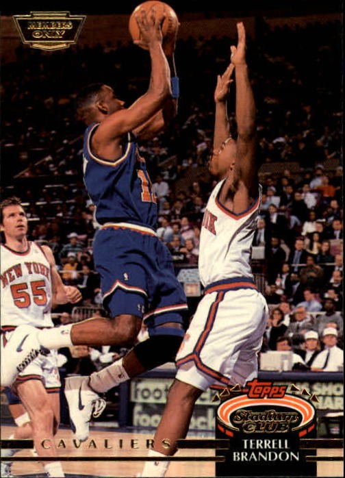 1992-93 Stadium Club Members Only #154 Terrell Brandon  - BSK