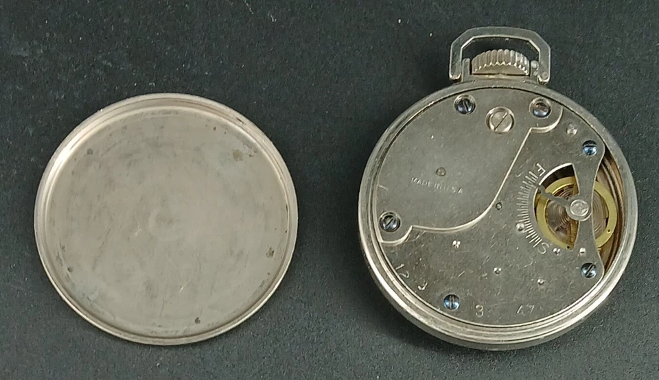 古董 Westclox 口袋 Ben 发条怀表 复古 - 运行 — 第 3/3 张图片