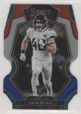 2022 Panini Select Premier Level Red & Blue Prizm Die-Cut Chad Muma #146 uk2