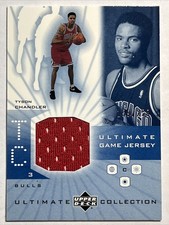 2001-02 Upper Deck Ultimate Collection Game Used Jersey 159/250 Tyson Chandler