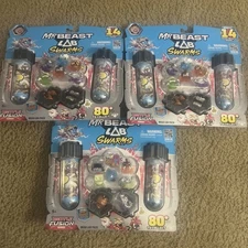 3 NEW MR BEAST BATTLE FUSION SWARMS MEGA LAB PACKS SUPER RARE! 14 PER PACKAGE!!