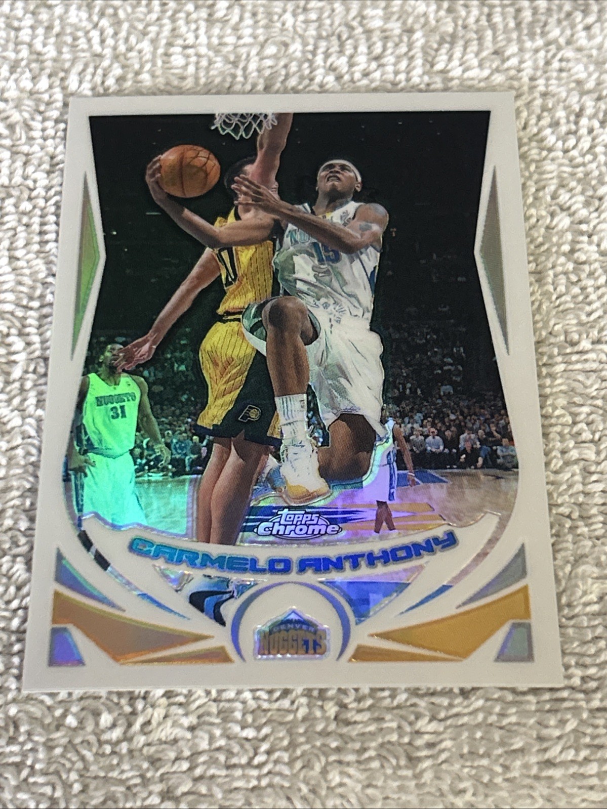 2004-05 Topps Chrome - Carmelo Anthony #15 Refractor