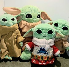 Star Wars The Mandalorian Grogu The Child Plush Stuffed Toy Lot