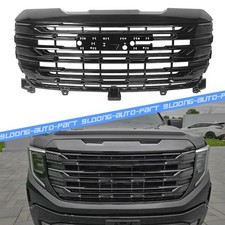 For Gmc Sierra 1500 2022-2024 Sleproelevation Front Bumper Grille Grill Black For Gmc Sierra 1500 2022-2024 Sleproelevation Front Bumper Grille Grill Black