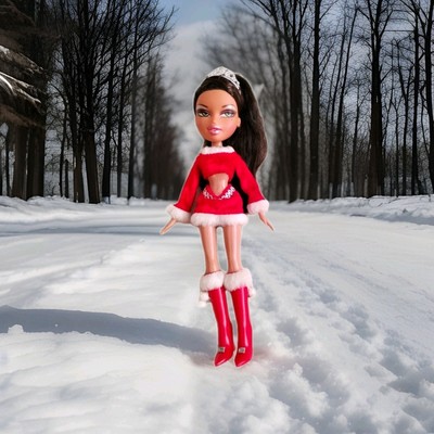Bratz Holiday Yasmin Puppe mit Diadem für dich selten und Sammlerstück 