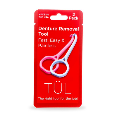 Denture Removal Tool | Made in the USA | Variety 2 Pack | Top Denture Accessorie
