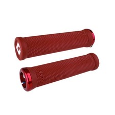 ODI® L33RFDR-R - Ruffian 2.1 Lock-On Grips for PWC - Red 125mm