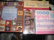 Lot Of 3 Quilting Books 1,000 Great Quilting Designs, 336 Ten Minute Quilt Block
