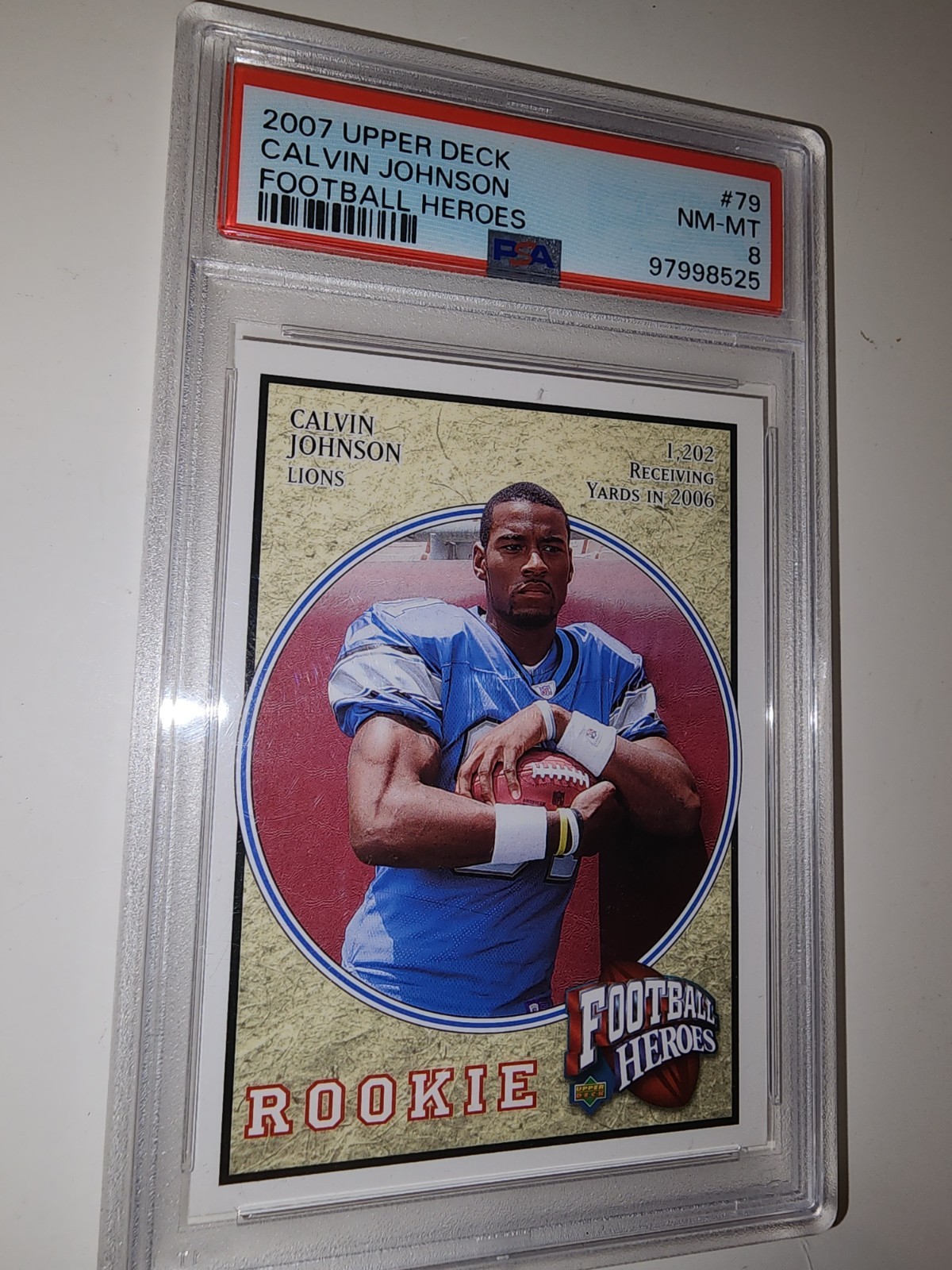 Calvin Johnson Upper Deck Football Heroes #79 Base