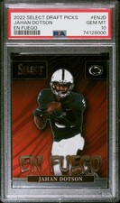 2022 PANINI SELECT DRAFT PICKS EN FUEGO #ENJD JAHAN DOTSON PSA 10