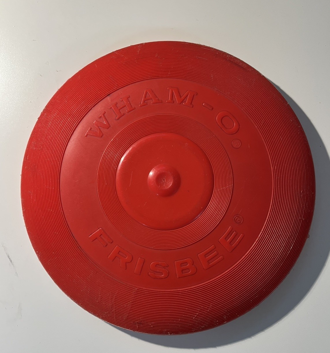 Vintage Original 1966 Wham-o Frisbee Red Flying Disc 9 inches 