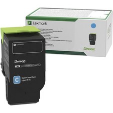 Lexmark Unison Original High Yield Toner Cartridge - Cyan - 1 Each