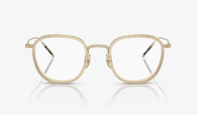 18k Gold Plated Titanium OLIVER PEOPLES TK-9 OPTICAL MSRP$690 ~ in Gold/Buff