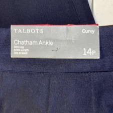 NWT Talbots 14p Slim-leg Ankle-length Sits At Waist Cotton, Rayon , Spandex 6 
