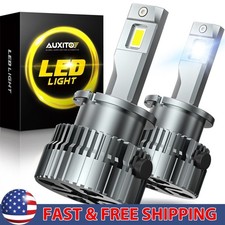 AUXITO D2S D2R LED Headlight High Bulb Low Beam Conversion Kit 6000K Super White