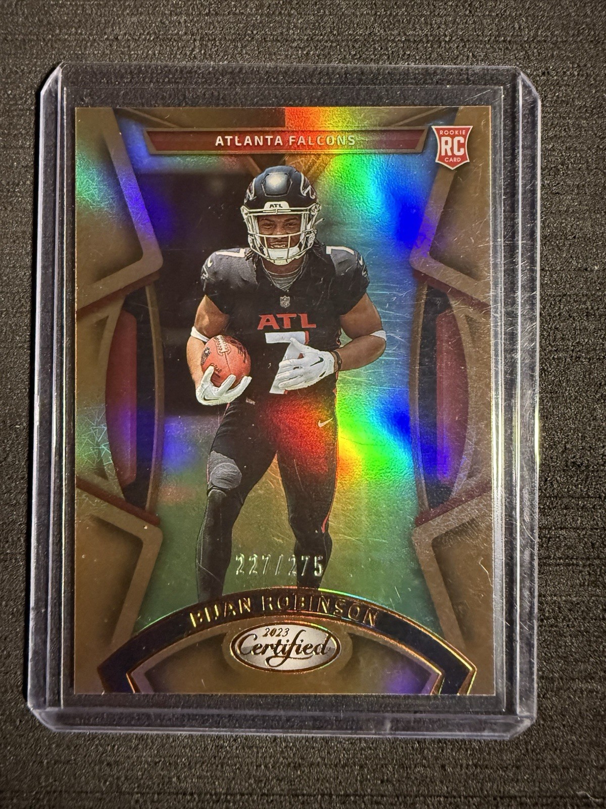2023 Panini Certified #111 Bijan Robinson Mirror Bronze #/275