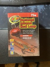 Nocturnal Infrared Heat Lamp Bulb 75w
