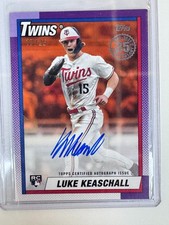 2025 Topps Update 1990 Baseball Auto Luke Keaschall RC Orange 17/25 #90AU-KEA