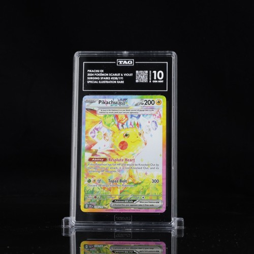 Pikachu ex graded TAG 10 for sale on eBay