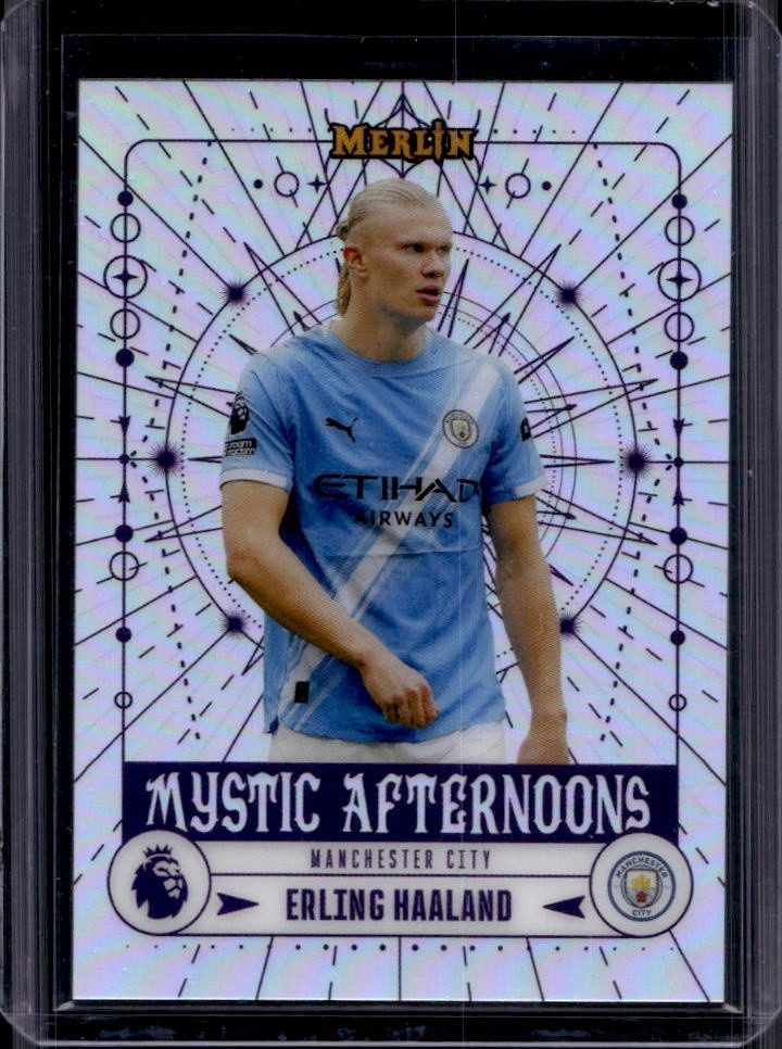 2026 Topps Merlin Premier League Erling Haaland Mystic Afternoons #MA-13
