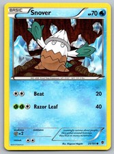 Snover 25/101 Common Plasma Blast Pokemon LP