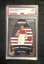 2020-21 Panini Prizm Draft Picks - Global Prospects LaMelo Ball #98 (RC) - PSA 9