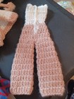 VTG 1960s -1970's Barbie Doll Handmade Crochet Brown Jumper Jacket Purse  — photo 4