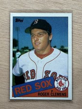 1985 Topps #181 Roger Clemens Boston Red Sox Rookie Card