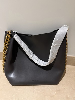 NEW Stella McCartney x H&M Chain-Detail Shoulder Bag Dark Brown NWT Sold Out