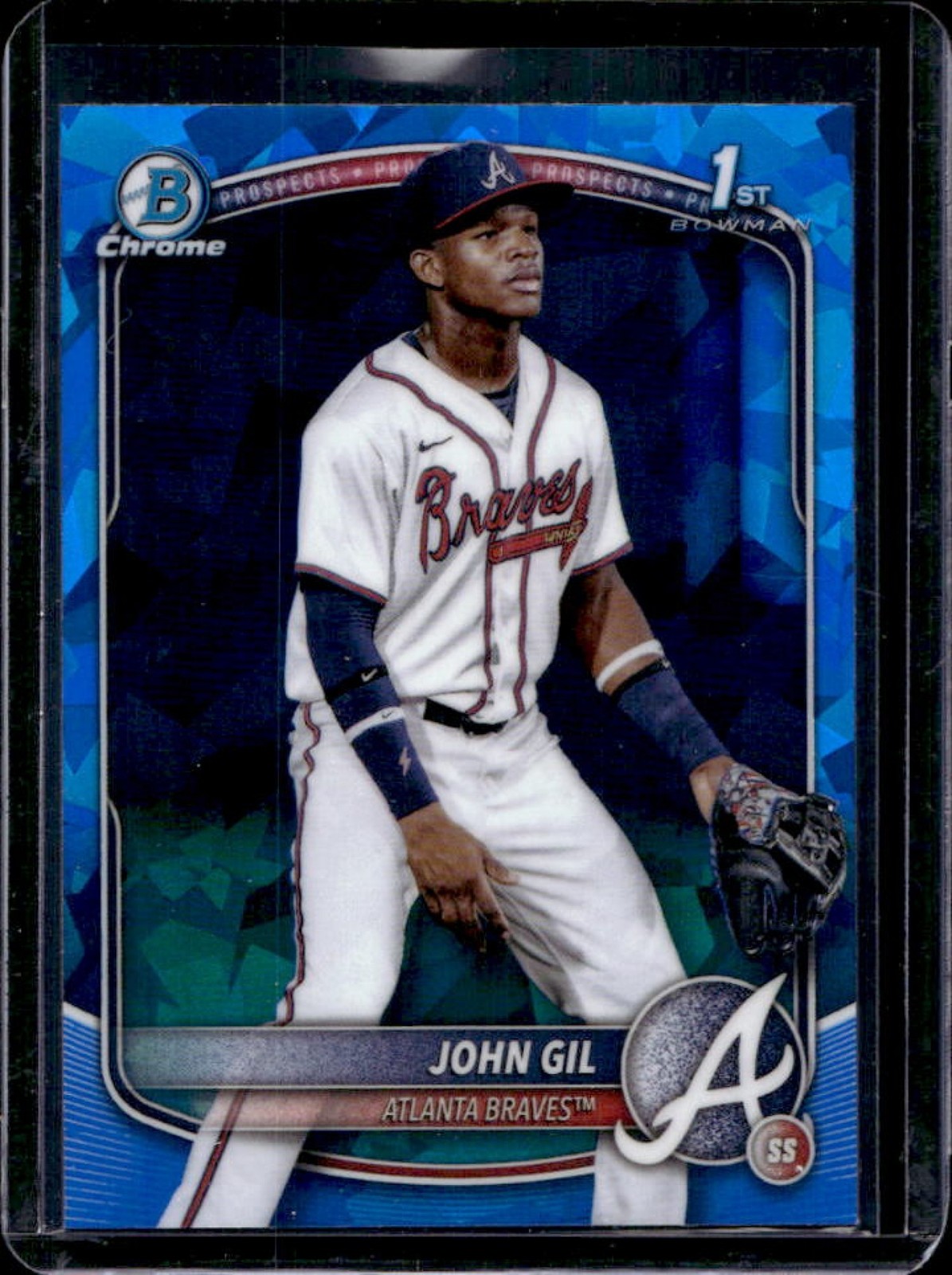 2025 Bowman Chrome Sapphire John Gil 1st #BCP-172 Braves