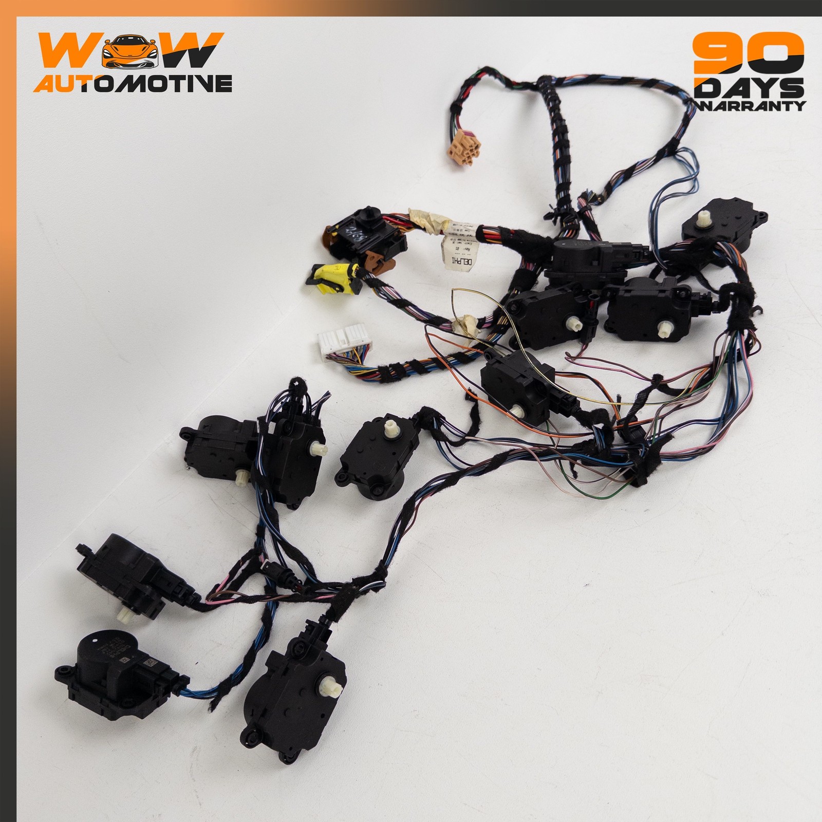 08-19 MASERATI GRANTURISMO S HVAC HEATER BLOWER BOX WIRING HARNESS ACTUATOR OEM