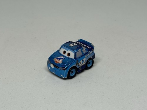 Disney Pixar Cars Mini Racers Metallic Dinoco Cal Weathers Shiny Blue ...