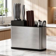 Kitchen Cutlery Holder Spoon Fork Storage Rack Organizer Utensils Chopstick Box