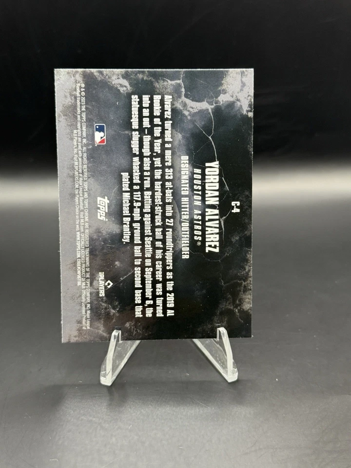 2023 Topps Chrome Crushed Yordan Alvarez #C-4 Houston Astros - Image 2 of 3