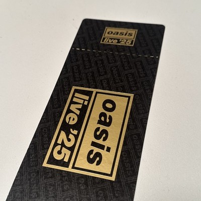 Oasis Live 25 Official Souvenir Ticket Stub Dublin Croke Park 2025