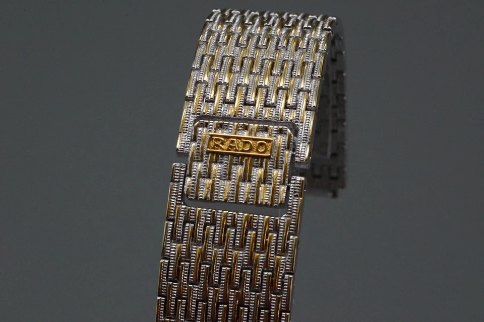 [Sin usar] Reloj Pulsera Original RADO 16mm 121.9024.2 Acero Inoxidable De JAPÓN Foto 2 de 4