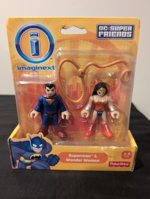 Fisher-Price Imaginext DC Super Friends Superman & Wonder Woman 2-Pack NIB