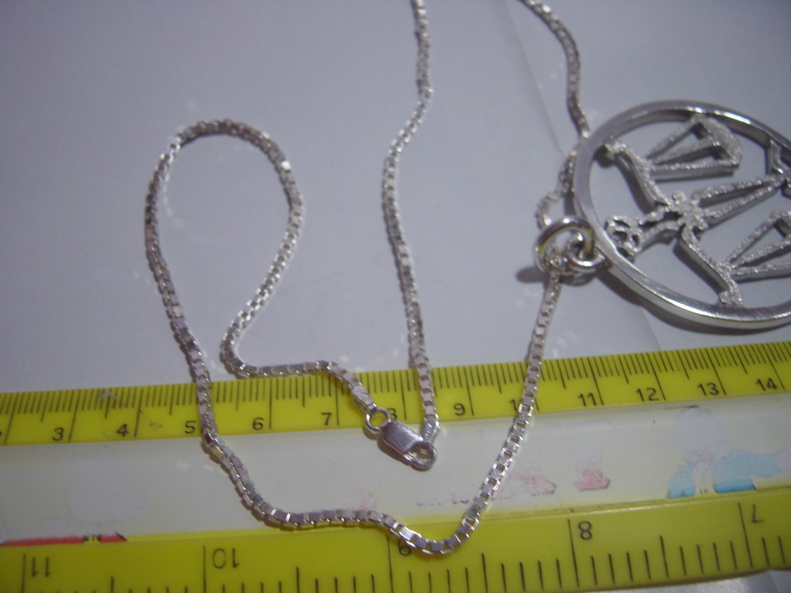 vintage solid silver MASSIVE unique-LIBRA scales … - image 9